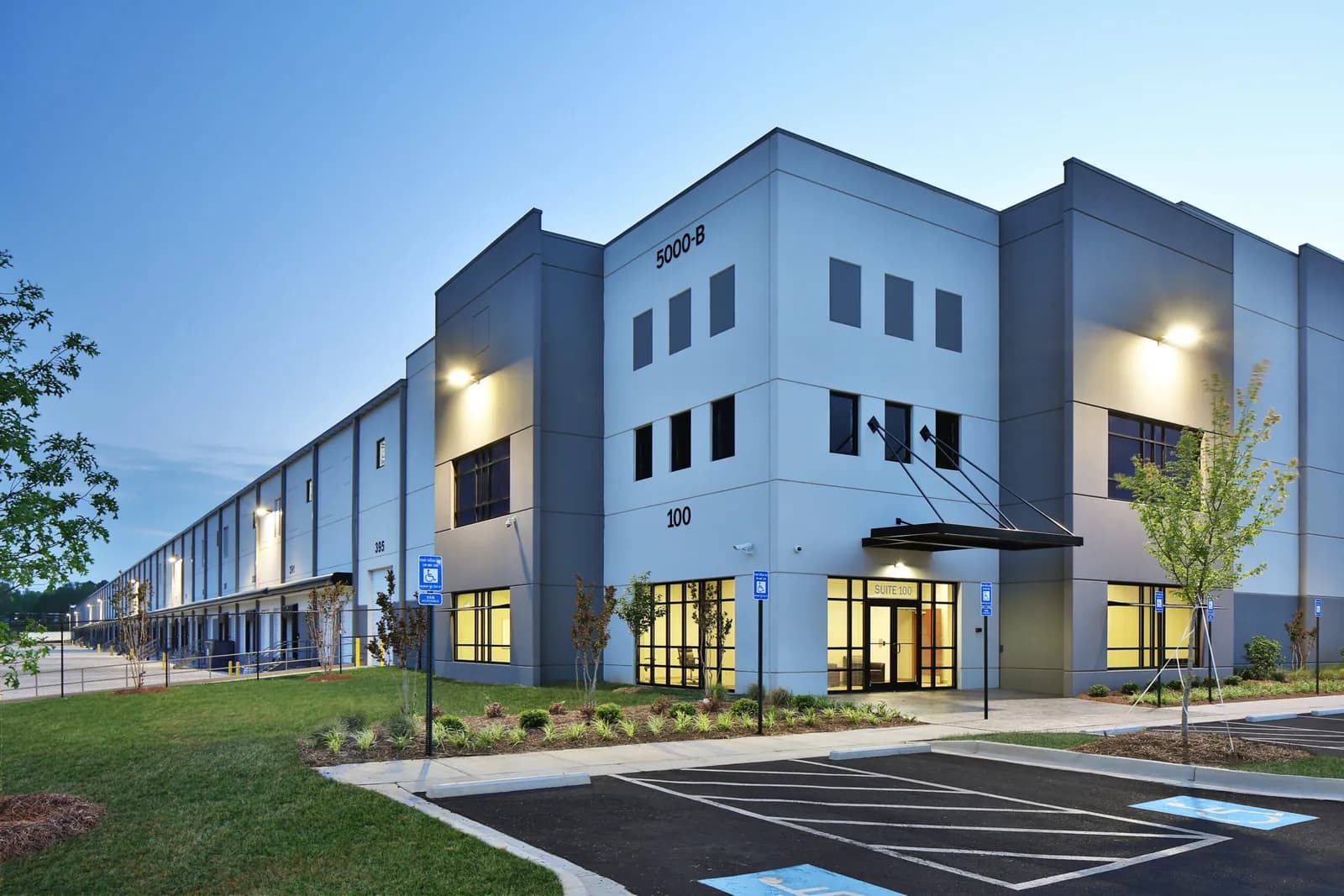 Commercial building exterior